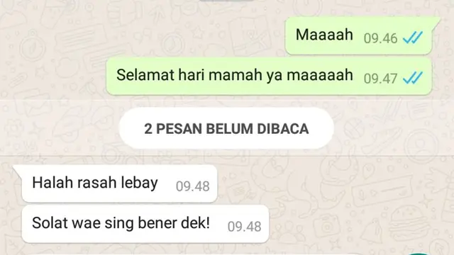 6 Chat Anak Beri Ucapan Selamat Hari Ibu Ini Bikin Ngakak
