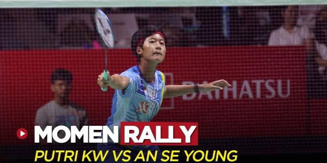 VIDEO: Momen Rally Putri Kusuma Wardani Saat Hadapi An Seyoung di Indonesia Masters 2023