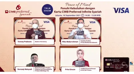 Hadirkan Peace of Mind di Segala Kebutuhan, Visa & CIMB Luncurkan Kartu Preferred Infinite Syariah