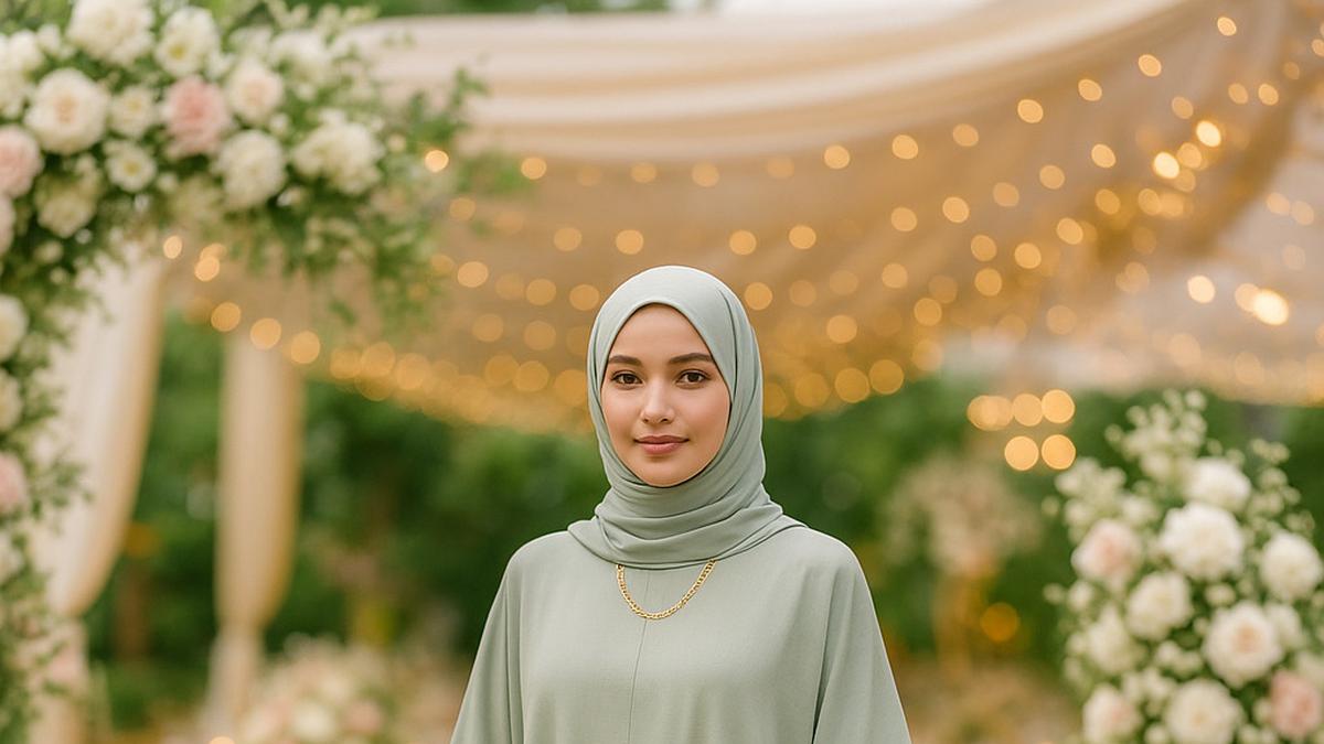 7 Model Gamis Outdoor untuk Pesta Kebun, Tetap Anggun Tanpa Kegerahan