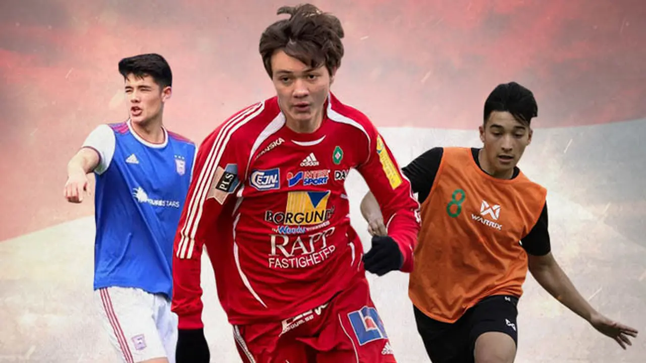Timnas Indonesia - Elkan Baggott, Nyoman Paul Aro, Jack Brown