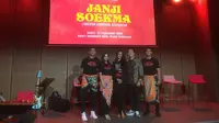 Konferensi pers pertunjukan bertajuk "Janji Soekma: Langgam Gambang Kehidupan". (Liputan6.com/Putu Elmira)