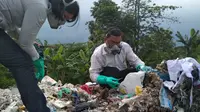 Kepala Desa tempat TPS yang menampung limbah medis berbahaya mengklaim limbah tersebut tak mengganggu kesehatan masyarakat sekitarnya. (Liputan6.com/Panji Prayitno)