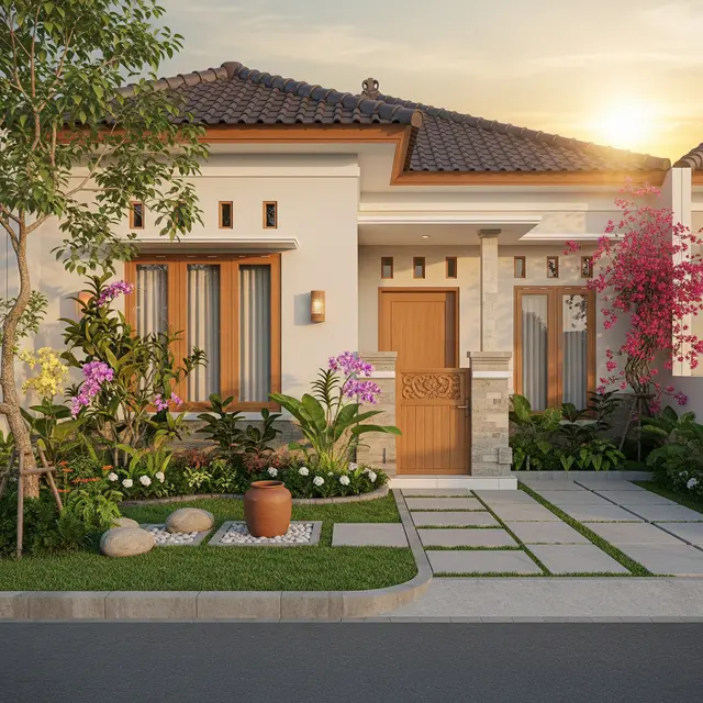 9 Desain Rumah 1 Lantai Sederhana tapi Terlihat Mewah dari Depan
