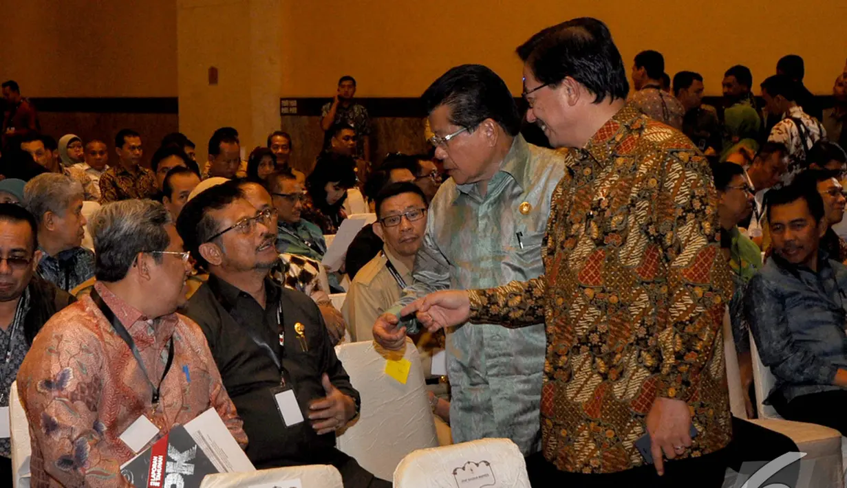 Konferensi Nasional Pemberantasan Korupsi 2014 dihadiri sejumlah menteri Kabinet Kerja, Gubernur, Wakil Gubernur, Bupati dan Walikota dari seluruh Indonesia, Jakarta, Selasa (2/12/2014). (Liputan6.com/Miftahul Hayat)