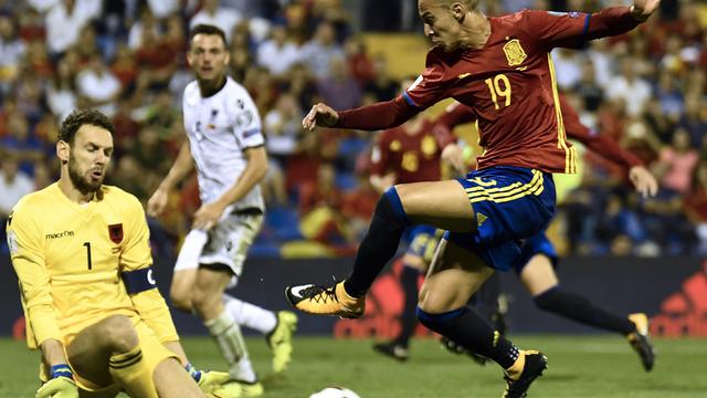 Tekuk Albania Bomber Spanyol Beber Rahasia Gol Cantiknya Bola Liputan6 Com