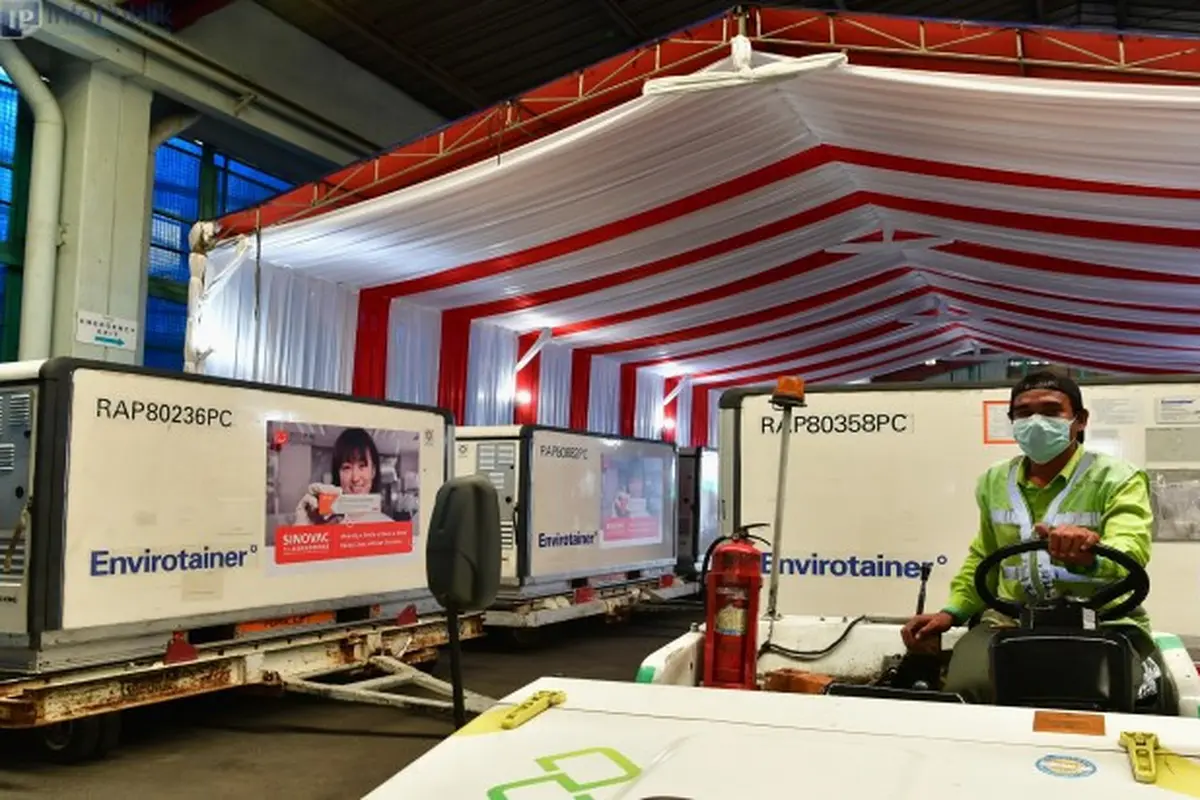 Indonesia Kedatangan Vaksin Sinovac