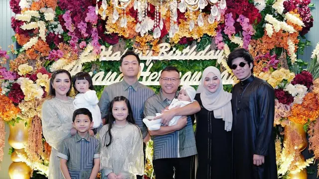 Potret perayaan ulang tahun Anang Hermansyah (Sumber: Instagram/attahalilintar)