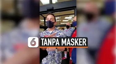 Ssebuah video berdurasi 8 menit viral di media sosial, menunjukkan seorang pengunjung yang mencoba masuk ke dalam supermarket tanpa menggunakan masker. Namun, manajer toko menolak mereka dengan sopan dan tak mengijinkannya masuk.