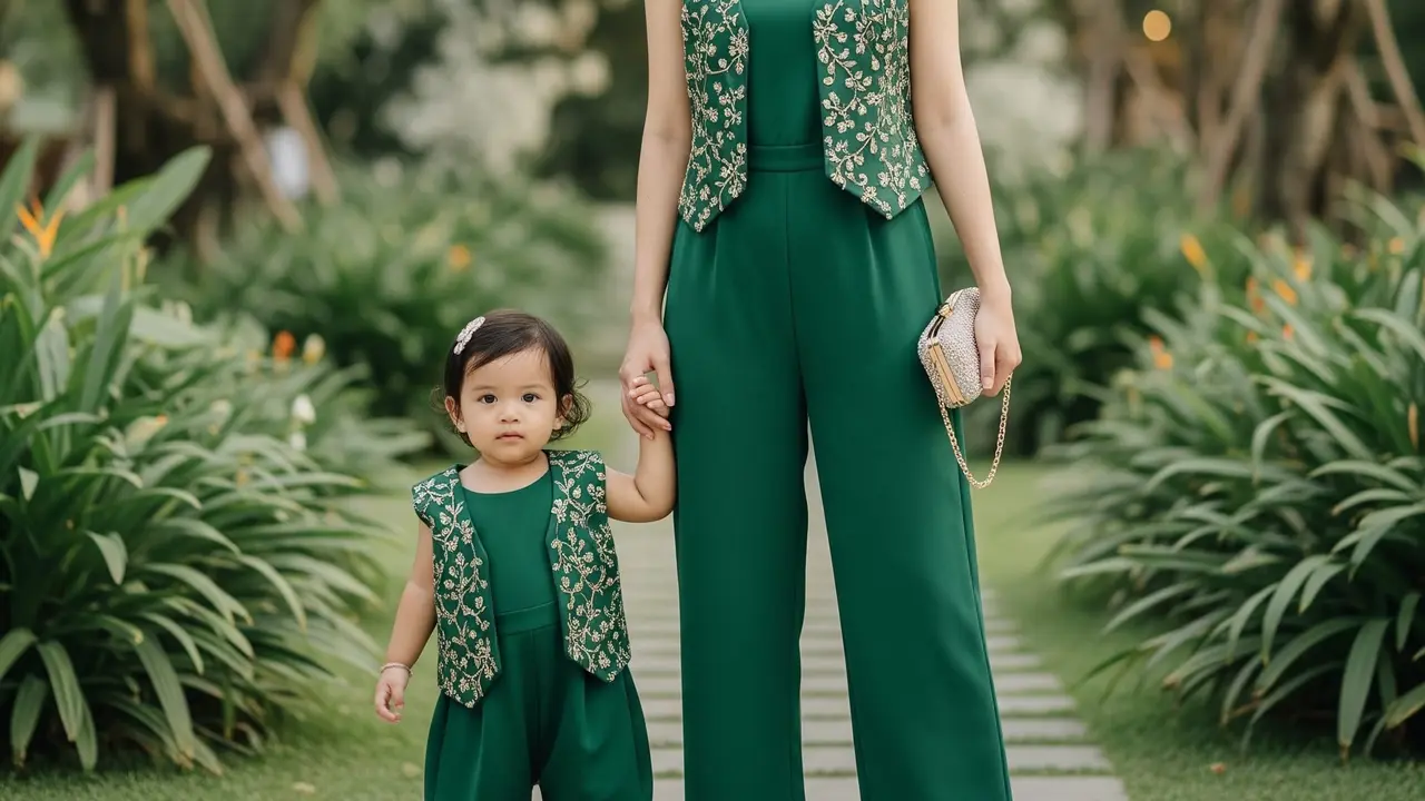 Outfit Kondangan Ibu Anak 1