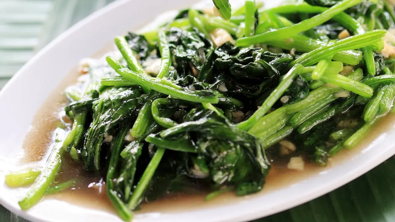 tumis sawi hijau