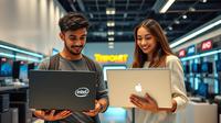 perbedaan intel dan amd ©Ilustrasi dibuat AI