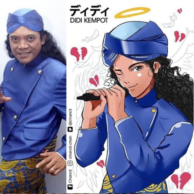 Viral, Anak Muda Bikin Anime Jokowi, Najwa Shihab sampai Didi Kempot