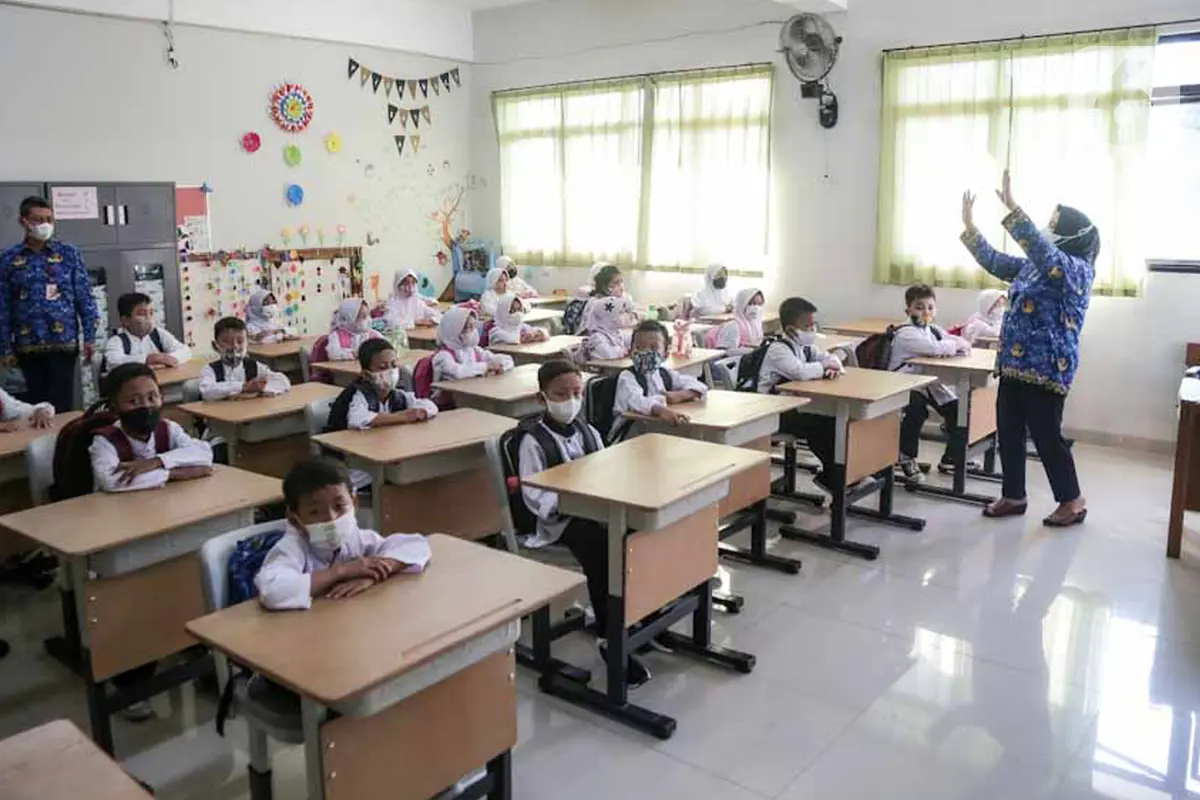 FOTO: Suasana PTM 100 Persen Usai Libur Lebaran