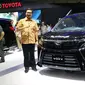 Toyota Voxy meluncur di GIIAS 2017, ICE, BSD, Tangerang Selatan. (Herdi Muhardi)