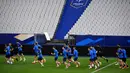 Yunani akan melawan Prancis pada pertandingan lanjutan grup B kualifikasi Euro 2024. (AFP/Franck Fife)
