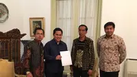 Penyerahan laporan hasil audit Mahaka ke Presiden Jokowi (Mahaka Sports and Entertainment)