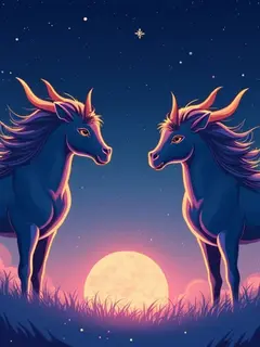 logo ramalan zodiak gemini (sumber: AI generated)