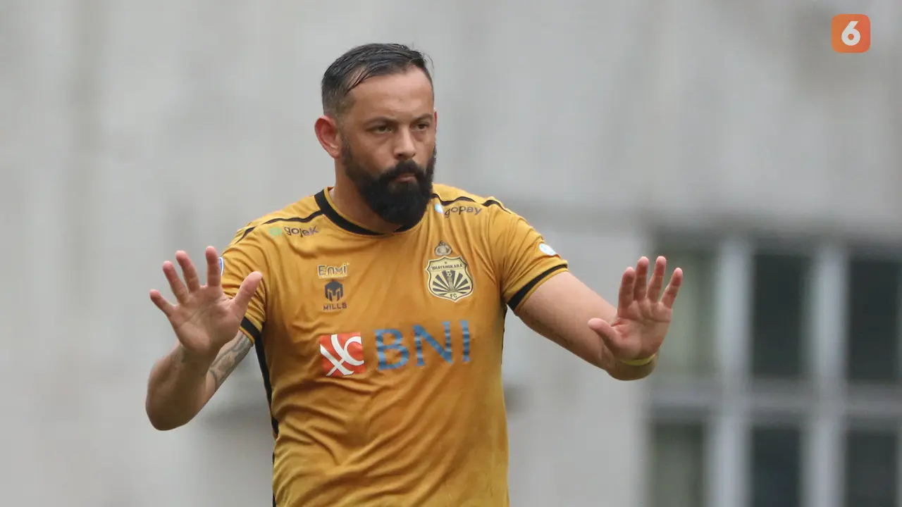 Pemain Bhayangkara FC Matias Mier