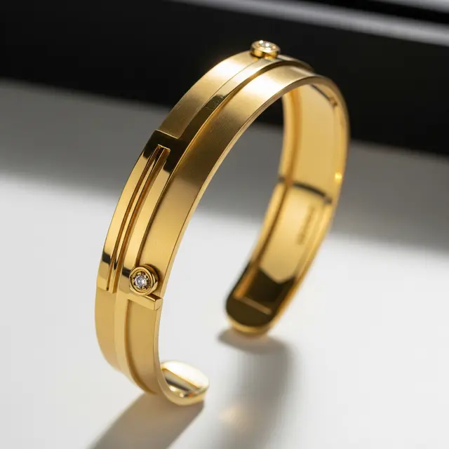 9 Model Gelang Emas 18 Karat Desain Modern, Pilihan Gaya di 2025