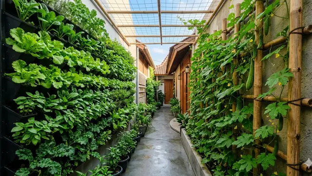 Ide Lorong Samping Rumah yang Bisa Menghasilkan Panen Harian. Gemini