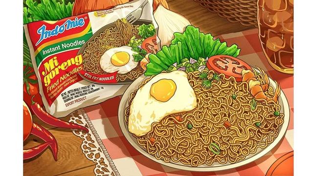 Viral 9 Ilustrasi Makanan  Khas Indonesia Versi Animasi  