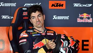 Pembalap Red Bull KTM Tech3 Maverick Vinales. (JOSE JORDAN / AFP)