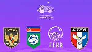 Asian Games - Timnas Indonesia U-22, Korea Utara U-22, Kirgistan U-22, dan Chinese Taipei U-22 (Bola.com/Adreanus Titus)
