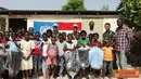 Citizen6, Haiti: Kepala sekolah, Jean Baptiste Aqilus menyampaikan ucapan terima kasih dan apresiasi yang sangat tinggi kepada Indonesia yang telah hadir dan memberikan bantuan ke sekolah mereka. (Pengirim: Badarudin Bakri)