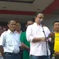 Gubernur DKI Anies Baswedan saat berada di TTIC, Jakarta Selatan, Minggu (9/2/2020). (Merdeka.com)