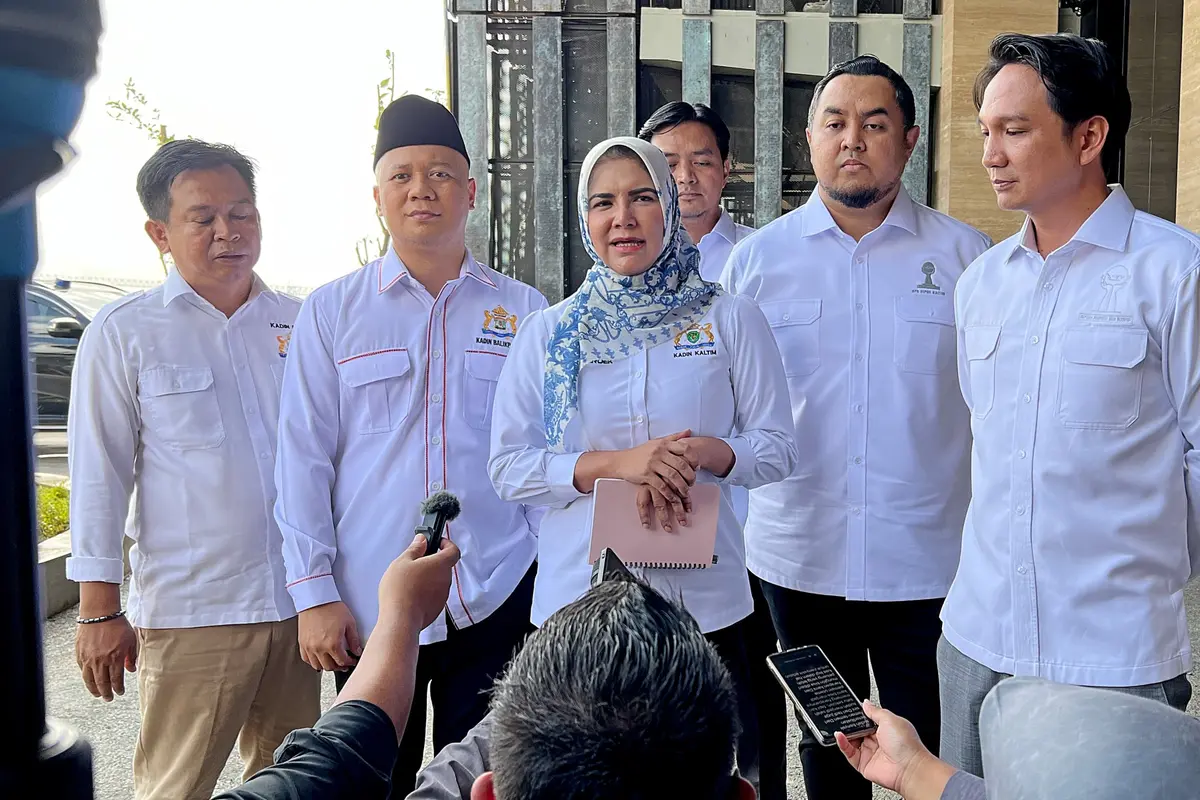 Ketua Umum KADIN Kaltim Donna Faroek di Istana Garuda, IKN, Selasa (30/7/2024).