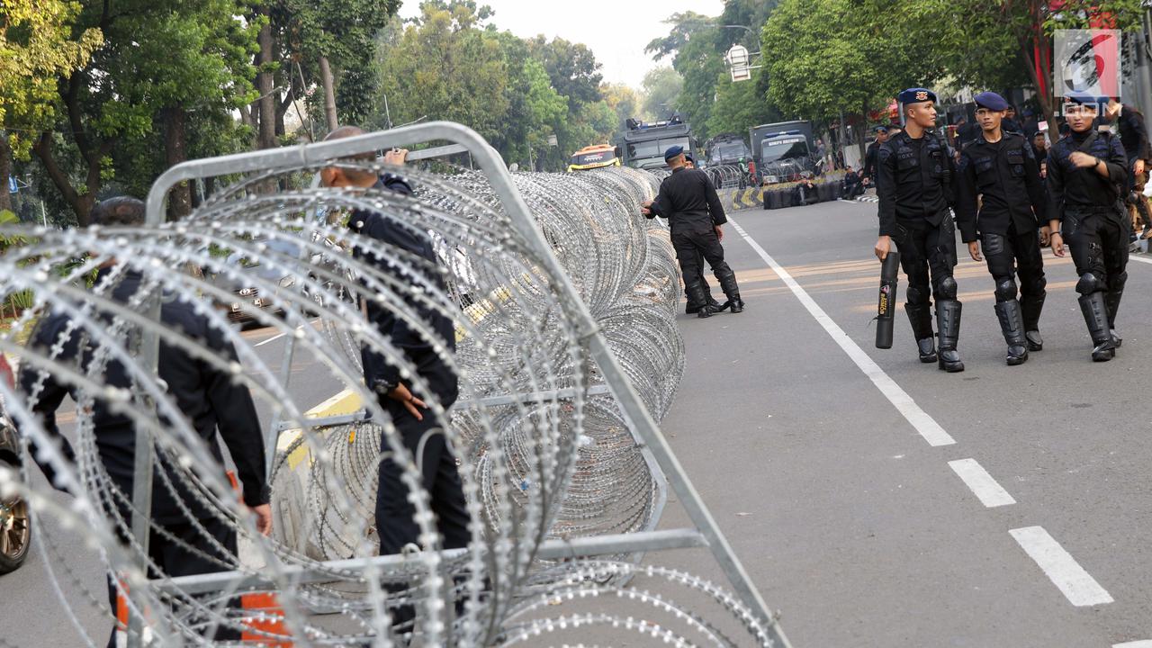 Jelang Sidang Pembacaan Putusan, Penjagaan Gedung MK Diperketat