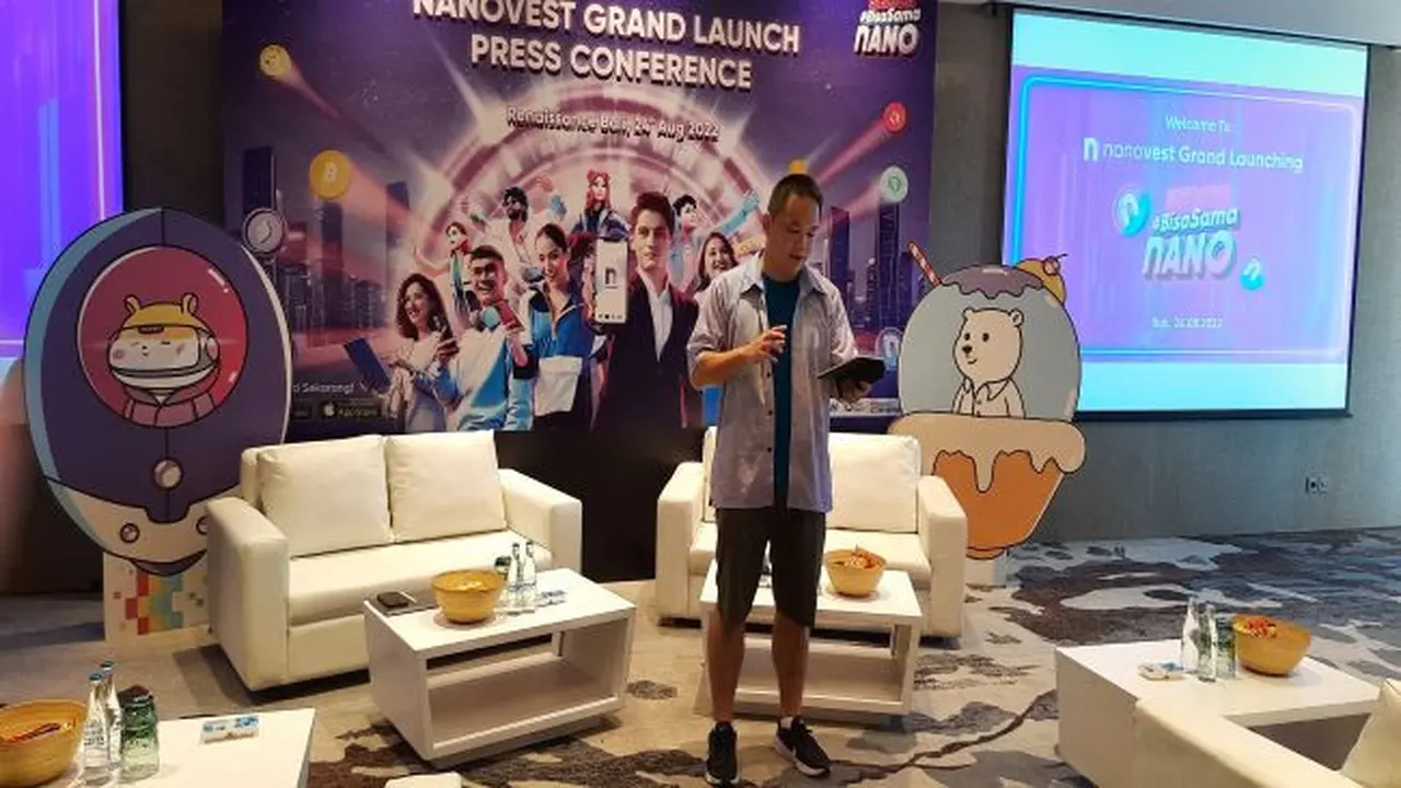 Konferensi pers peluncuran Nanovest pada Rabu, 24 Agustus 2022 (Foto: Liputan6.com/Gagas Y.P)
