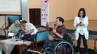 Sosialisasi Perda No. 10 Tahun 2011 Tentang Perlindungan Disabilitas, Kota Tua Jakarta Barat, (29/1/2020).