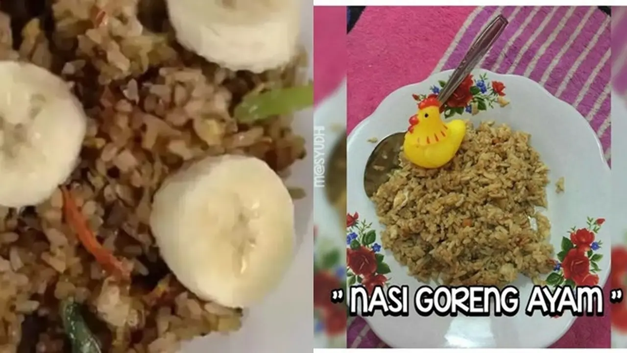 6 Perpaduan Nasi Goreng dengan Lauk Lain Ini Absurd Pol, Kocak