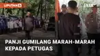 Pimpinan Pesantren Al-zaytun mendatangi pria yang mengaku aparat penegak hukum dengan pakaian preman. Hal itu terjadi saat massa Indramayu melakukan unjuk rasa di Pesantren Al-zaytun (15/06/2023)