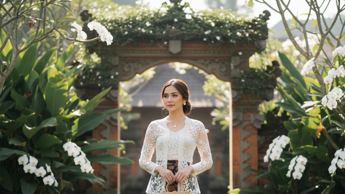 7 Referensi Model Kebaya Simpel dengan Rok Batik A-Line agar Tampil Anggun di 2025