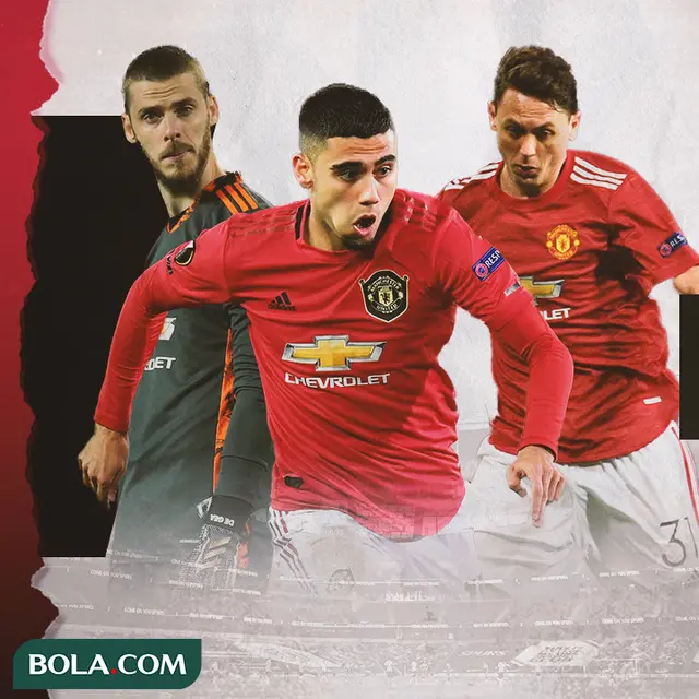 David de Gea, Andreas Pereira dan Nemanja Matic