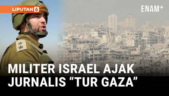 Israel Ajak Jurnalis Keliling Gaza, Tapi Larang Bertemu Warga