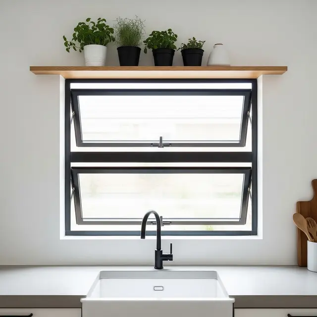 Model Jendela Dapur Minimalis (Image by Gemini AI)