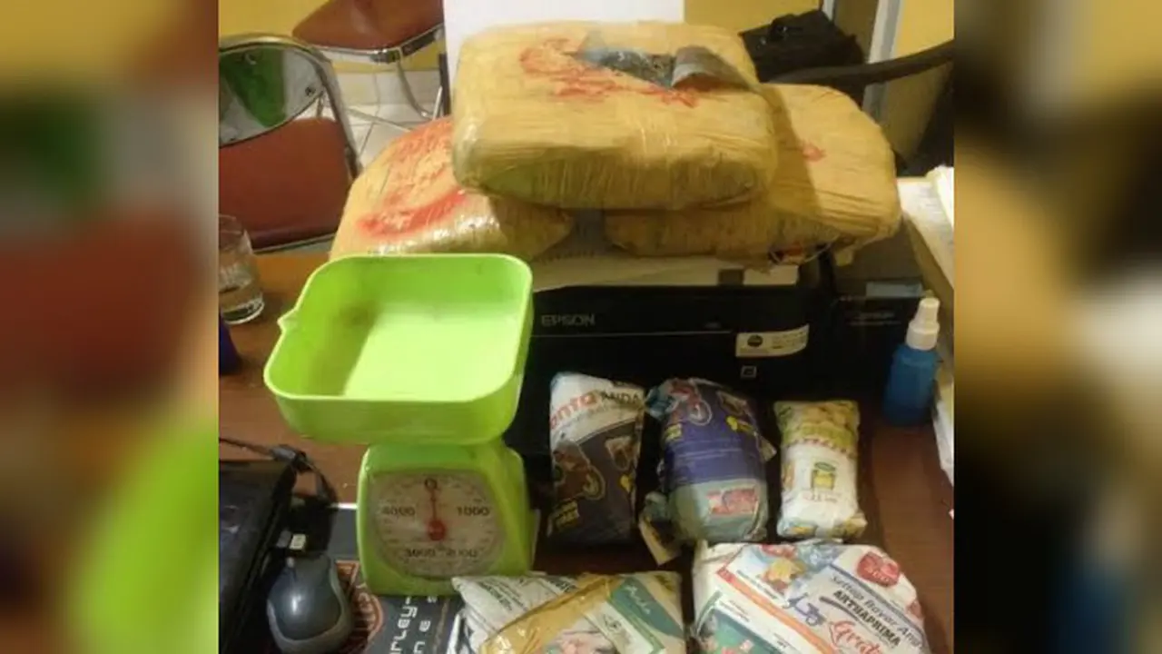 Pengungkapan kasus ganja di Tangerang