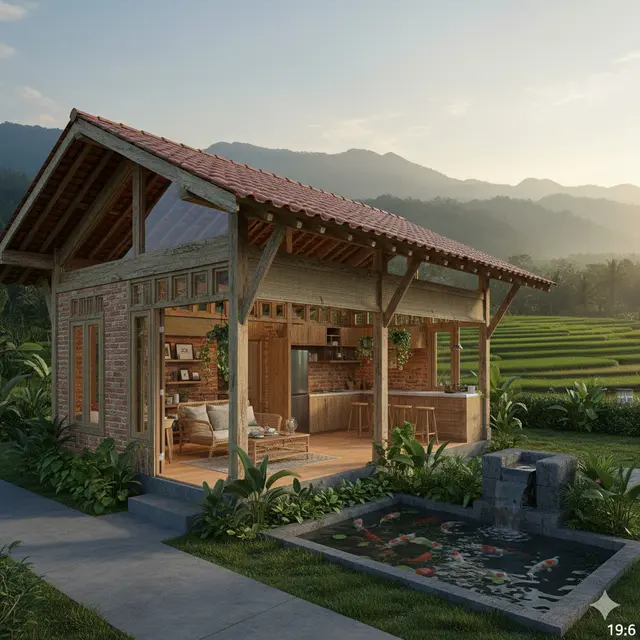 7 Hunian Sederhana Bergaya Rustic, Inspirasi dari Pedesaan Indonesia