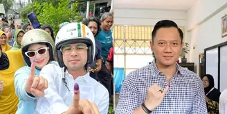 Sebagian masyarakat Indonesia gunakan hak pilihnya di Pilkada Serentak 2024. Termasuk Nagita Slavina hingga Agus Harimurti Yudhoyono. Intip gaya nyoblosnya yuk!