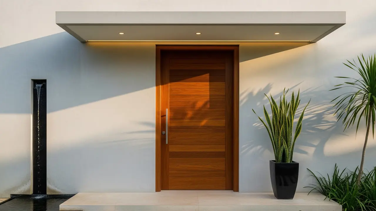 Contoh Model Pintu Depan Rumah Minimalis