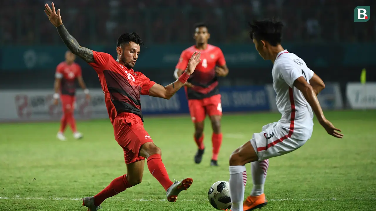 Sepak Bola : Indonesia Vs Hong Kong