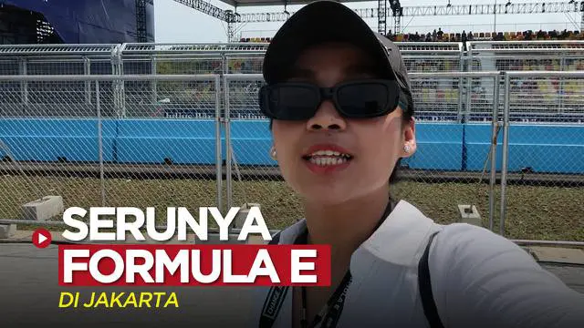 Berita video vlog presenter Iqri Widya saat menikmati ajang Formula E di Jakarta, Sabtu (4/6/2022).