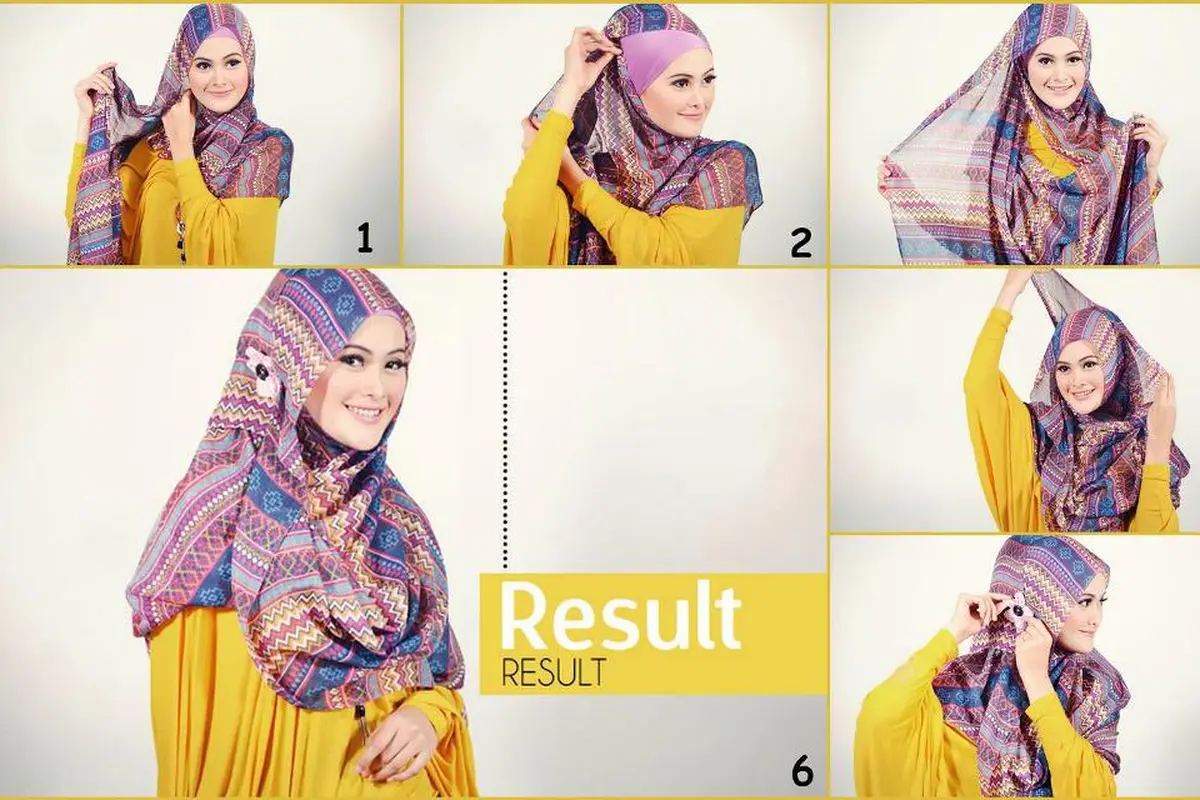 3 Tutorial Hijab Pashmina Sifon