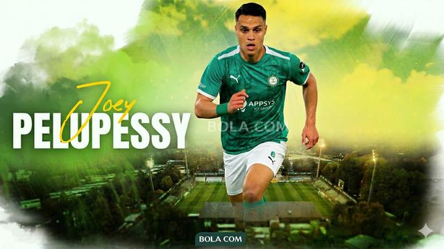 Ilustrasi bintang Timnas Indonesia Joey Pelupessy di klub Lommel SK. (Bola.com/Gemini)