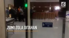 KPK resmi menahan Zumi Zola atas kasus dugaan penerimaan  hadiah sejumlah proyek di Jambi.