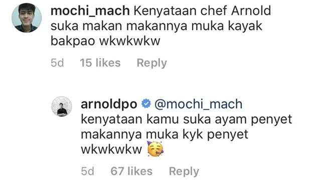 7 Komentar Kocak Chef Arnold Juri MasterChef Ini Bikin Warganet Ngakak